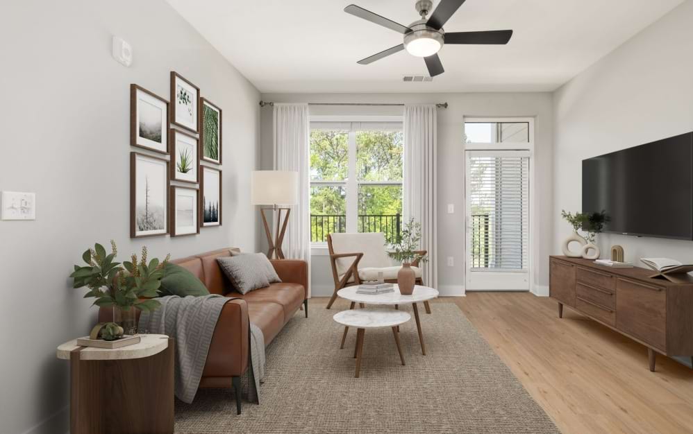 The Palomino - 2 bedroom floorplan layout with 2 bathrooms and 1137 square feet (Expansive Living Area)